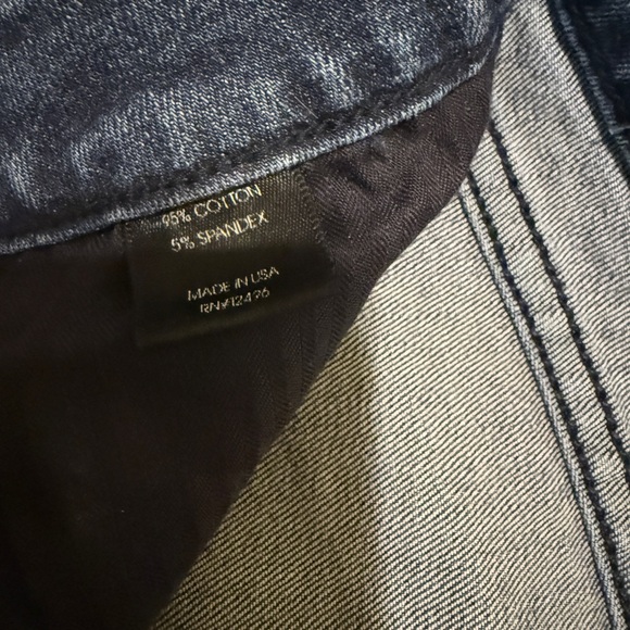 PARKER SMITH Dark Blue Straight Leg Jeans - Picture 3 of 5